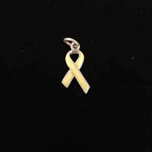 Beaucoup Designs Bone/Sarcoma Cancer Ribbon Charm